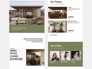 Gretta Website Concept