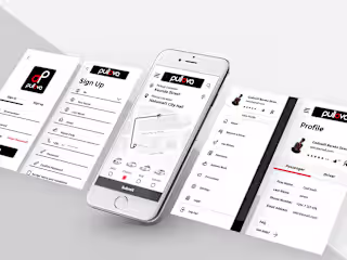 New Pullova app Screen on Behance