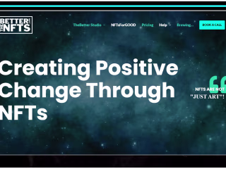 TheBetterNFTs Agency WordPress Website