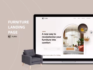 Landing page for Furniture