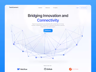 Landing Page for Tech Company