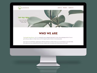 Garden Depot Web Redesign