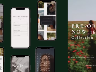 Marketing content design for The Light Studios