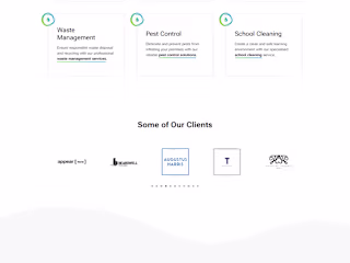 Benchmark Cleaning WordPress Website Design and Development
