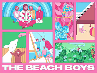 Illustration - The Beach Boys