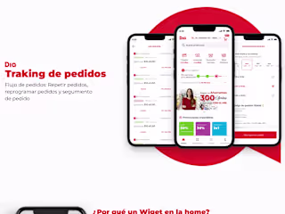 Order tracking in the Dia app