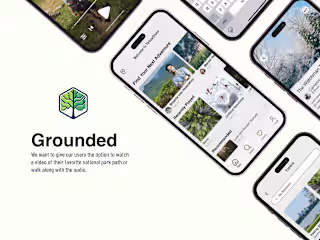 Grounded: Outdoor Mindfulness & Meditation App – UI/UX Design Ca
