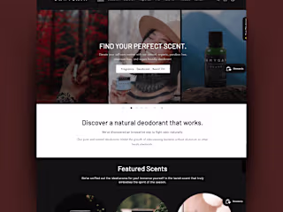 OHMYGAIA Shopify Website Design