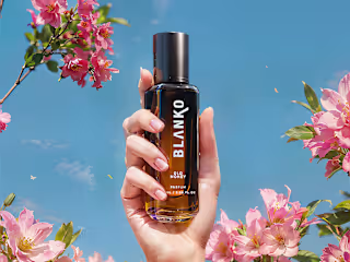 Stunning Product Visuals for Blanko Perfume