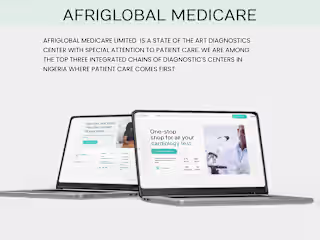 Afroglobal Medical website