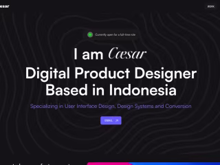 My portfolio website using Framer