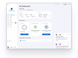 Peepsplan: B2B HR management platform. UX/UI, React, QA