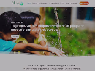 A dynamic website for Mega Foundation