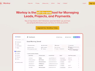 Worksy Landing Page