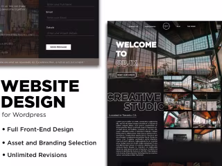 I will design a professional website for your business