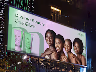 Billboard design for Skincare