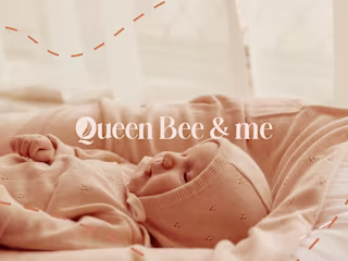 Queen Bee & Me | Baby Clothing | Apparel | Logo design