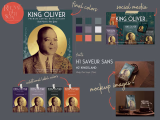 Packaging & Branding Design for King Oliver Premium Coffee