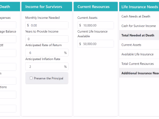 Finance Web Calculator