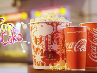 Ad for POP&COKE