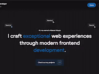Interactive Portfolio Showcase