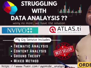 I will do qualitative data analysis using nvivo and atlasti