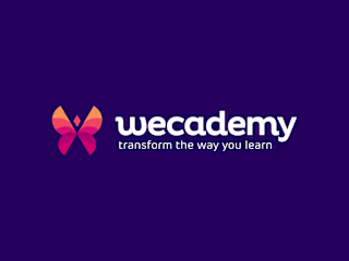 Wecademy Logo - Modern Education Brand Mark