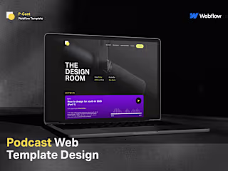 P-cast - Webflow Template