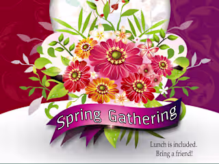 Full Blossom Women’s Spring Gathering Flyer