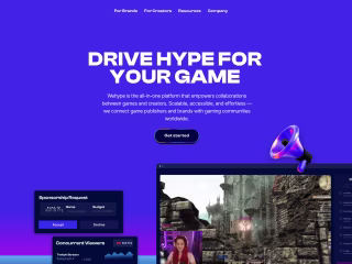 Influencer Marketing Website built in Framer