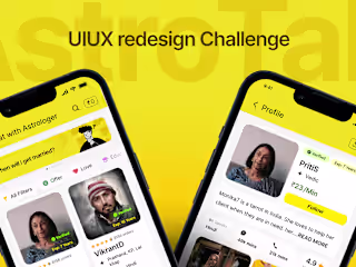 Case study on Astrotalk app UI | Bento grid :: Behance