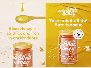 Package Design For Ellais Honey