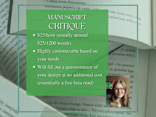 Beta Reading and Manuscript Critique Experience