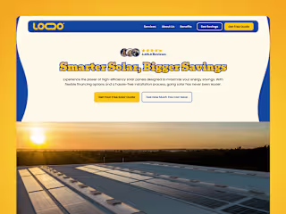 Radiant Solar ☀️ | Solar & Battery Website Design