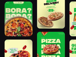 Social Media Design - Pizzaria do José