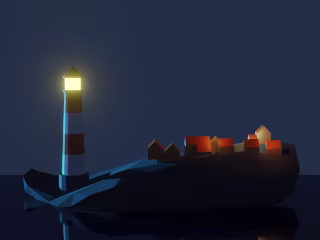Low-poly Lighthouse