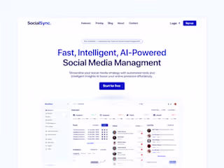 SocialSync | Design & Development.