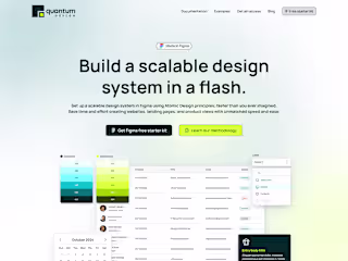 Quantum Design | Framer Landing page