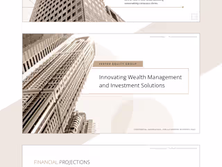 Vertex Equity Group Pitch Deck