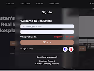 Real-estate website