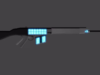 ArtStation - Sci-Fi assault rifle: Retributor