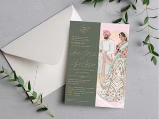 Wedding Invitation Design and Illustrations