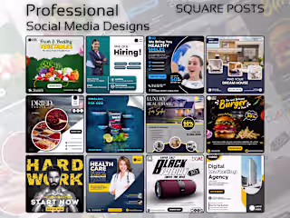 Professional Social Media Designs | Ads | Visuals | Instagram
