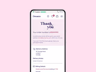 Order Confirmation Page - UI/UX Design
