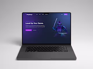 Playerange - VR Game Coaching Landing Page Responsive Web Design