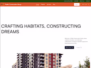 Public Construction Group Website