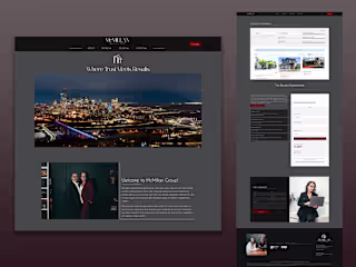 Website for Real Estate Agents ✦ McMillan Real Estate Group