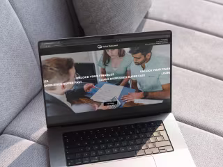 Website for a Loan Service Provider