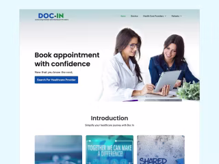 Web design for clinic DOC-IN