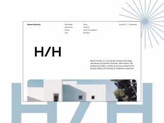 HOUSE HUNTERS - House Rental Website Design